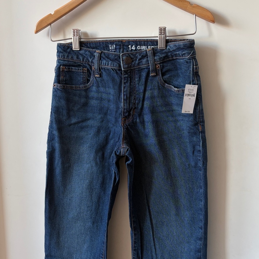 BNWT Gap Kids Boyfriend Jeans Dark Wash